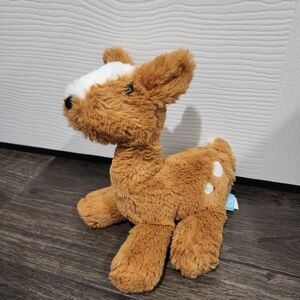 Manhattan Toy Company Emmie Deer Fawn Plush Stuffed Animal Soft 9"
